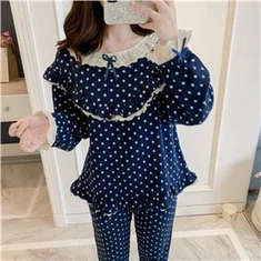 خواتین کی لمبی دستانے والا ہوم وئیر پاجامہ سیٹ